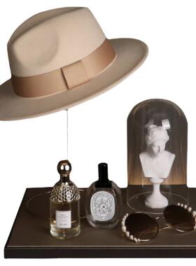 【八度空间】样板房衣服衣帽间装饰品摆件样板间女装驼色服饰软装