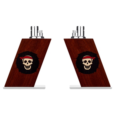 ELIE BLEU海盗台式雪茄打火机充气防风雪茄烟灰缸家用客厅高级感