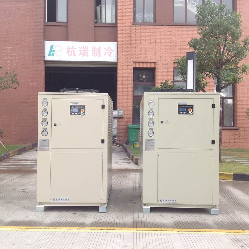 风冷式工业冷水机食用菌房冷却食品级用冷冻机厂家供应制冷机