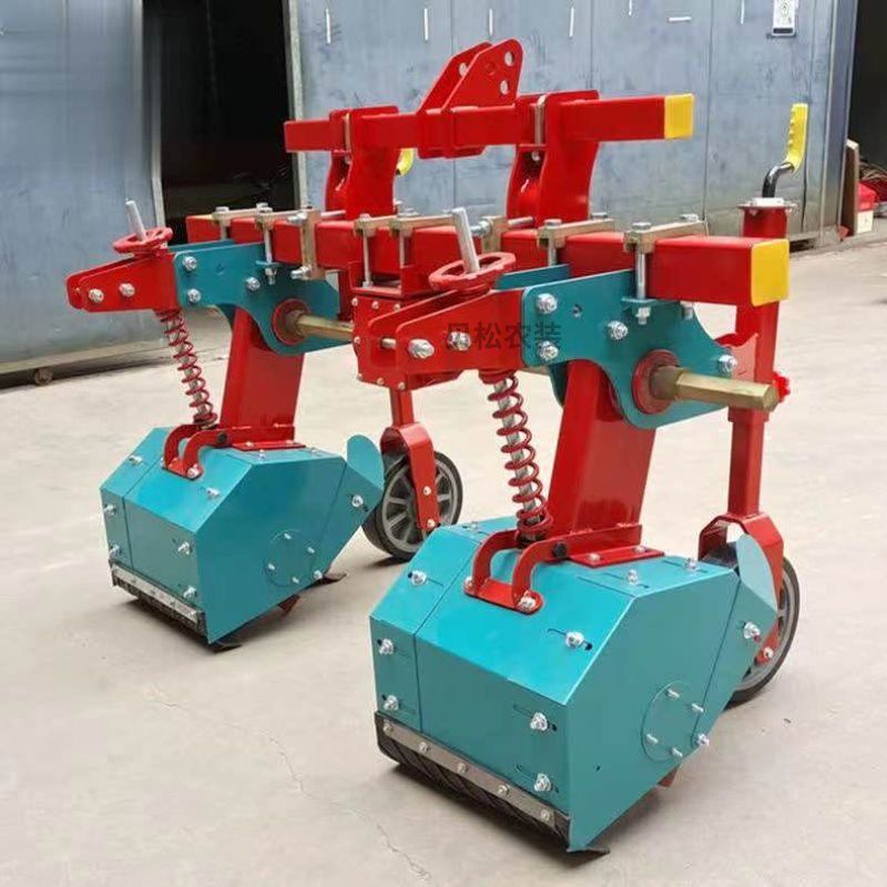 新款中耕除草机四轮车配套培土机微耕机菜地辣椒地玉米地农用机械