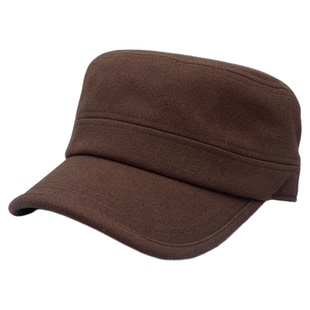 简约平顶鸭舌帽男女秋冬韩版咖啡色显白马术帽高颅顶休闲百搭帽子