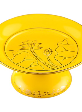 艺景丰陶瓷果盘唐彩描绘高温烧制