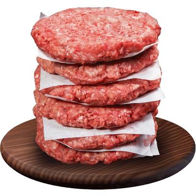 无淀粉半成品谷饲烧烤食材牛肉饼