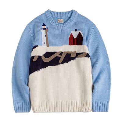 秋冬加厚保暖针织提花可外穿毛衣