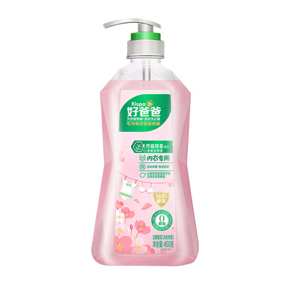 好爸爸内衣露950g瓶樱花香洁净祛味去血渍内衣内裤专用洗衣清洗液