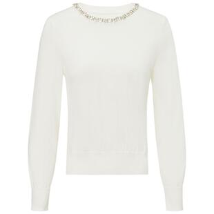 FF仿佛针织衫女2025冬季新款钉珠软糯美丽诺内搭打底外穿羊毛毛衫