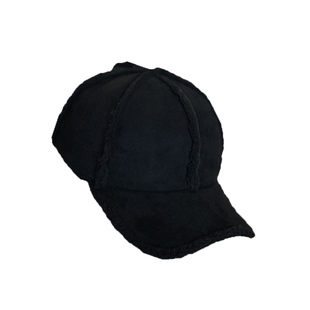 气质秋冬鹿皮绒加厚棒球帽女 韩版百搭潮休闲出游鸭舌帽保暖帽子