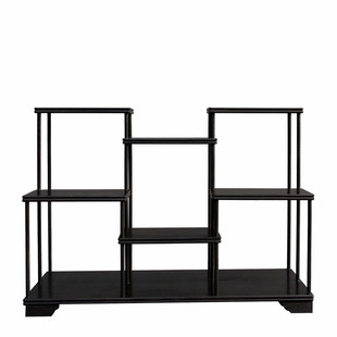 红木博古架 小型工艺品展示架 实木紫光檀多宝阁置物架茶壶茶具架