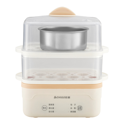 志高蒸蛋器煮蛋器家用小型多功能自动断电双层鸡蛋羹神器预约早餐