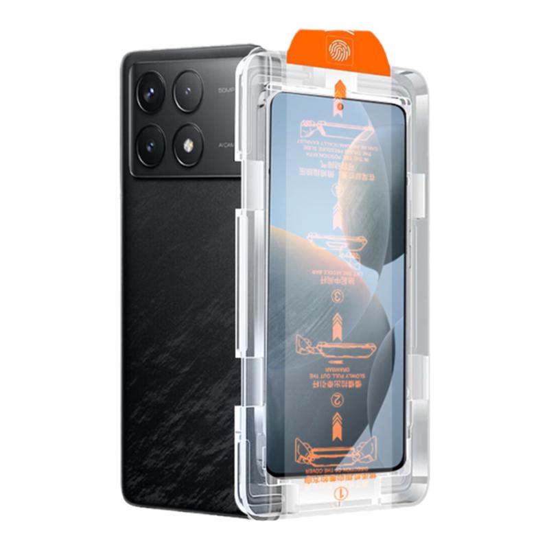 【龙晶玻璃】适用红米k70无尘仓钢化膜红米k70至尊版手机膜新Redmik70款k70Pro防爆冠军por无白边保护70e贴膜
