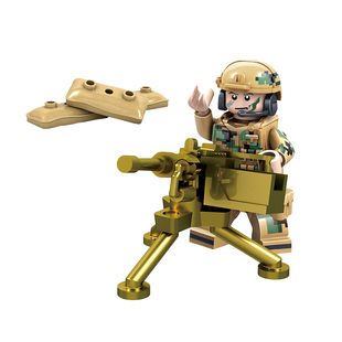 开智积木儿童益智拼装狼牙野战队军事人仔模型玩具男孩子拼图礼物