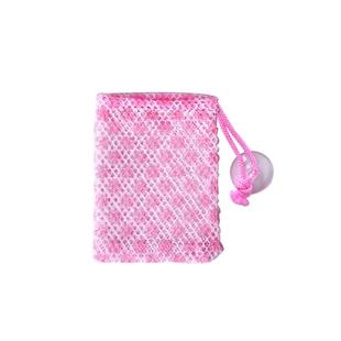 日本起泡网香皂打泡网洗面奶发泡网碎肥皂加厚壁挂束口清洁网兜袋