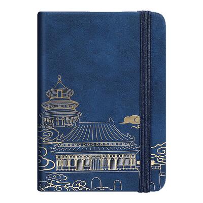 国潮随身口袋本办公商务记事本小笔记本高级本子便携式日记本A7