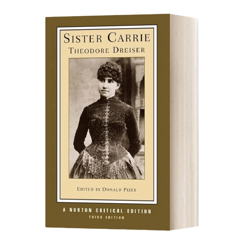 英文原版 Sister Carrie 嘉莉妹妹 诺顿文学解读系列 Norton Critical Edition 英文版 进口英语原版书籍