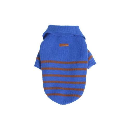 Blue port宠物秋冬保暖毛衣中小型犬狗狗猫咪翻领时尚加厚针织衫