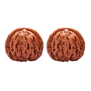 樱【禅心】文玩核桃狮子头四座楼精品苹果园麒麟纹官帽把玩盘玩男