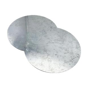 厚度0.6mm镀锌圆板圆片切割定制雪花板白钢板激光定制加工可打孔