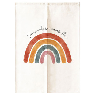 门帘隔断帘卧室房间家用厨房遮挡半帘厕所半截风水挂帘子布防隐私