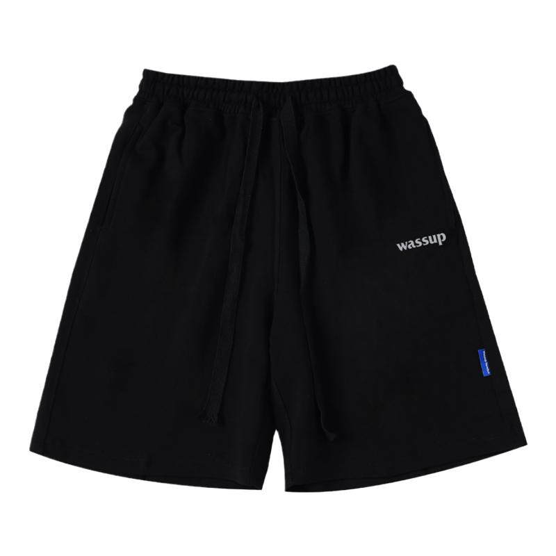 WASSUPHEODS短裤男夏潮牌