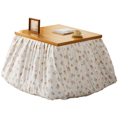 木马人烤火桌子家用可折叠实木