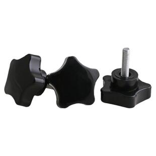 梅花手柄螺丝星型塑料手拧可调旋转大头五星把手锁紧螺杆M6M8M10