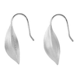 SOFT ROOM木果拉丝耳环小号纯银耳针简约轻奢高级感小众设计耳饰