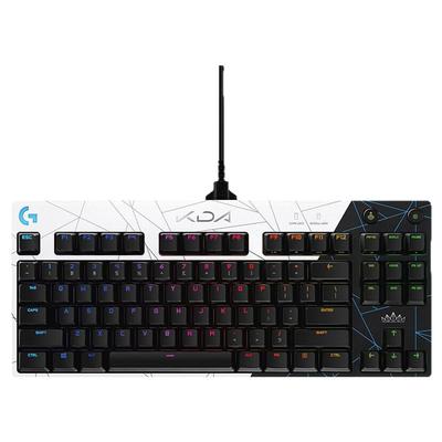 罗技GPRO KDA限定版有线机械键盘游戏电竞笔记本台式87键RGB背光