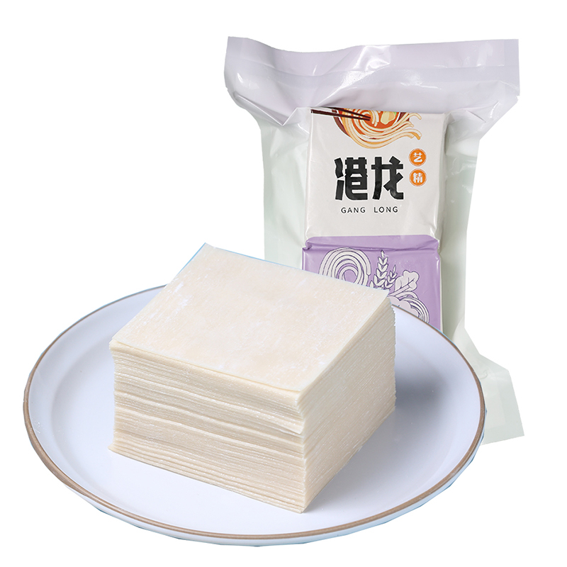 超薄大小上海馄饨皮新鲜无碱无盐无添加混沌皮云吞皮馄炖抄手皮