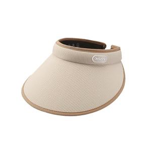 ohsunny防晒帽子女春秋户外太阳帽防紫外线遮阳空顶大檐蛋糕帽