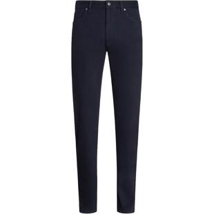 ZEGNA杰尼亚男装海军蓝弹力棉质 Roccia 牛仔裤