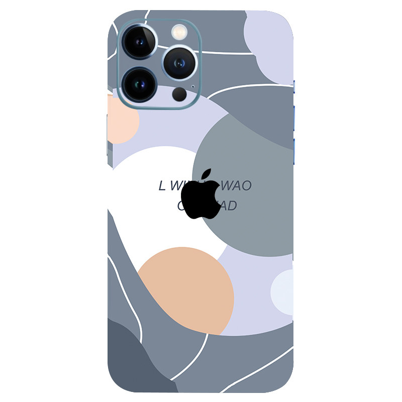 苹果17Promax手机背膜适用iPhone16全包边13贴膜15后膜14Pro彩膜8plus贴纸12定制