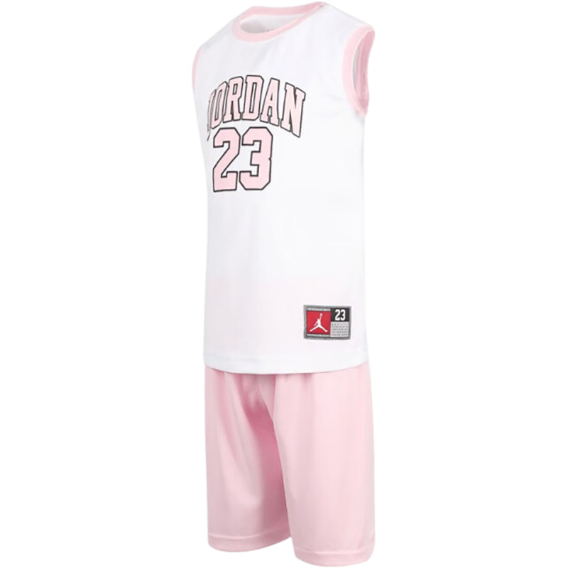 Nike/耐克正品JORDAN小童无袖背心经典短裤套装JD2422048PS-004