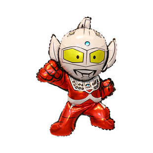 奥特曼造型气球儿童生日装饰男孩宝宝周岁主题酒店背景墙布置泰罗