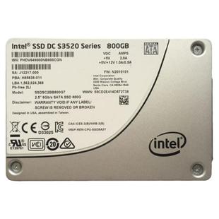 Intel英特尔企业级 MLC SSD固态硬盘S3520S3510S3500480G800G400G