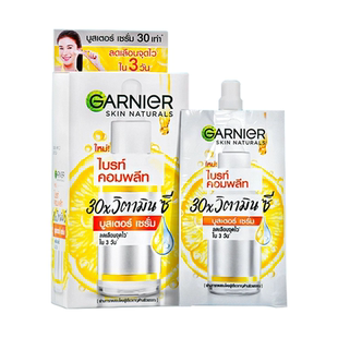 卡尼尔美白精华377garnier泰国vc烟酰胺淡斑全效瞬白保税仓袋装