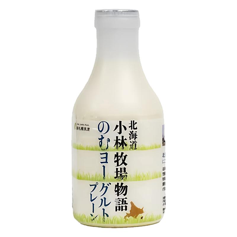 AaronHouse推荐日本北海道小林牧场物语浓郁牛乳酸奶瓶装500g