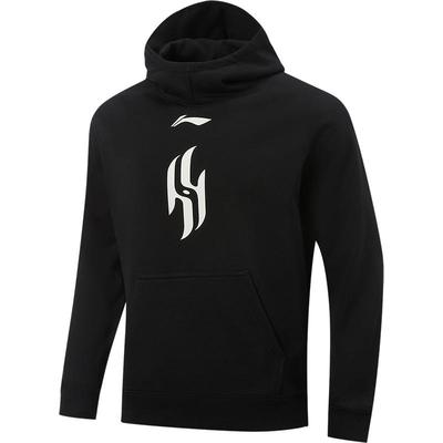 李宁宽松连帽男套头连帽卫衣