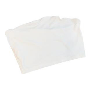 图图小有名气白色简约弹力抹胸显身材打底吊带内搭上衣女2024新款