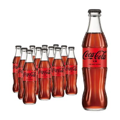 可口可乐无糖碳酸饮料玻璃瓶