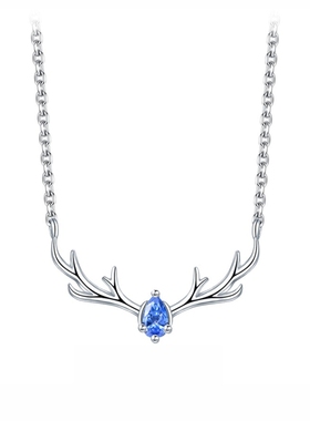 一鹿有你925纯银项链情人节礼物