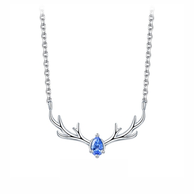 一鹿有你925纯银项链情人节礼物