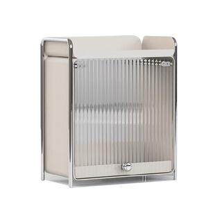 云物生活抽拉置物架防尘杯子收纳柜防尘收纳盒咖啡角餐边柜收纳盒