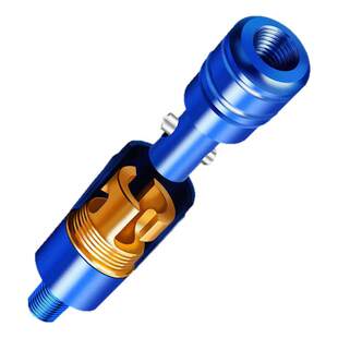 抄网快速连接器通用配件接头抄网头配件抄网竿通用防转接头抄网杆