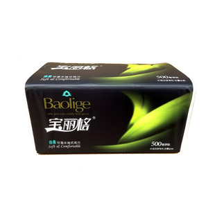 宝丽格森柔原木抽纸12包整箱家庭装卫生纸家用实惠面巾餐巾纸纸巾