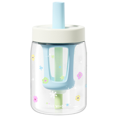 万兀高硼硅玻璃杯女高颜值泡茶杯