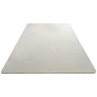 地毯米白色加厚地垫主卧床边垫公主房间布置短绒全铺床前床下脚垫