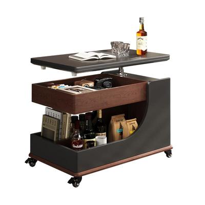 移动茶几客厅家用家用小推车边几