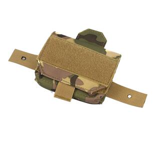 新款战术特战头盔配重包附件袋电池包 FAST头盔魔术贴CS配件防水