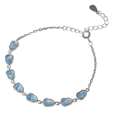 宫里上新天然正品海蓝宝手链