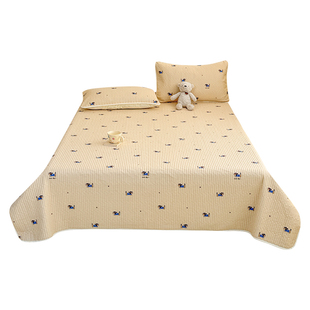 卡通全棉床盖单件2026年新款单人宿舍三件套纯棉加厚床单四季通用